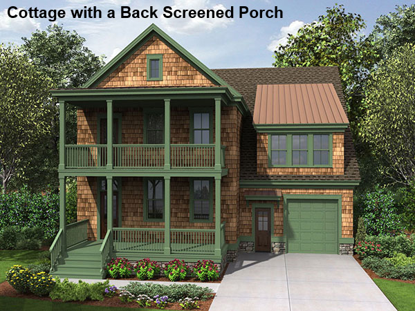 A Spacious Four-Bedroom Plan with a Bonus Room and Covered Screened Porch