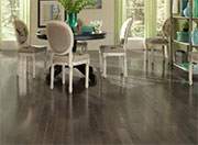 A Hardy Maple Flooring with a Deep Gray Color
