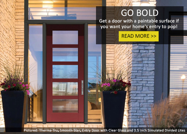 Learn About Entry Doors with Paintable Surfaces That You Can Customize with the Color of Your Choice
