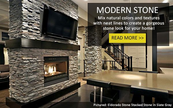 Stone Is a Great Touch in Any Home--See How to Use It in a Modern Design!