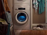 A Space-Saving Washer That Also Has a Time-Saving Wash Option