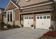 Steel Garage Doors with Grooved Panel, Carriage House Design and Insulation Options