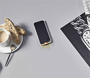 A Solid Surface Countertop That Can Charge Your Phone Wirelessly!