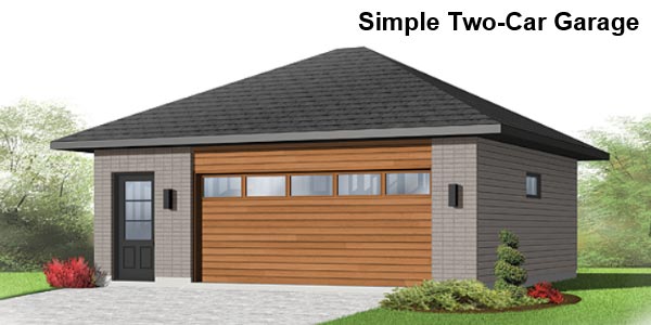 If This Simple Modern Garage Doesn't Work for You, We Have a Wide Range of Styles!