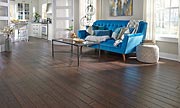 Rich Looks with Handscraped Detail Make This Bamboo Flooring a Great Rustic Choice