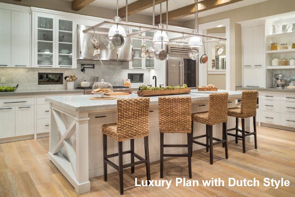 The Kitchen in This Luxury Four-Bedroom Home Is Open and Stunning!
