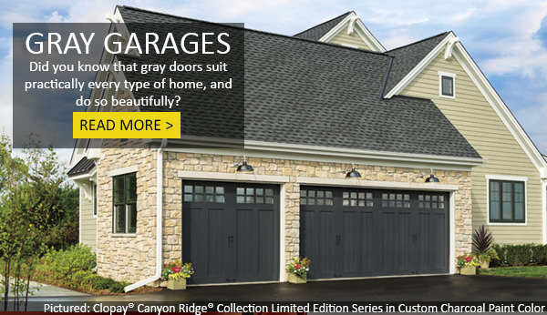 See How Stylish Gray Doors Can Transform Your Garage, No Matter Your Architecture!