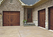 Real Wood Garage Doors Available in a Variety of Designs and Multiple Wood Species