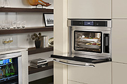 A Compact Wall Oven with Convection and Steam Cooking